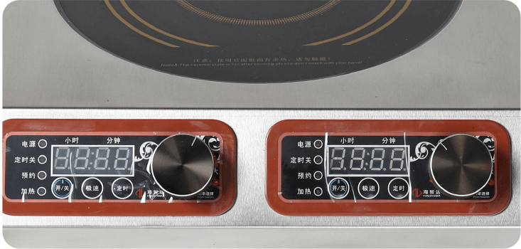 Bếp từ công nghiệp đôi DOMINO 3.5kW-3