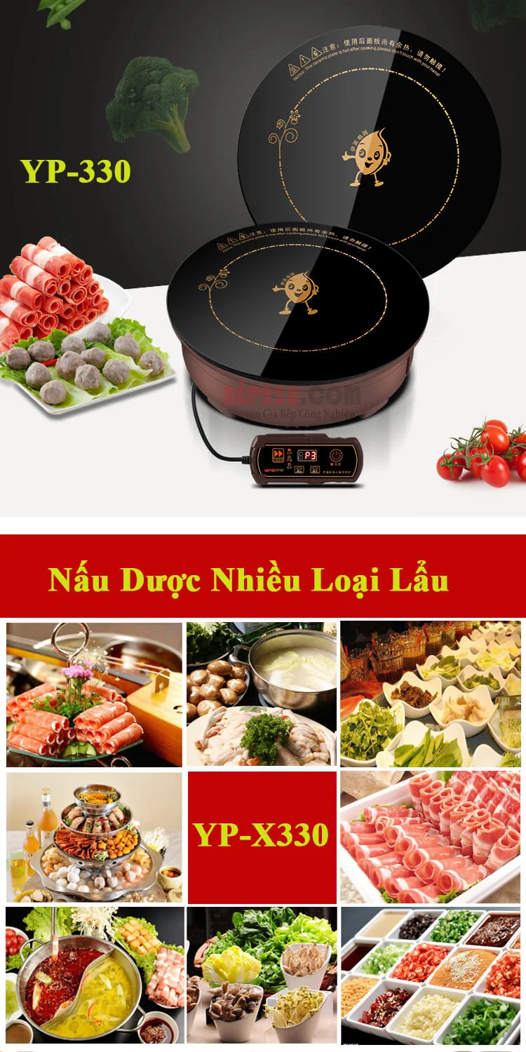 Bếp Từ Nhà Hàng Yp-C288 1 Bếp từ nhà hàng YP-C288-1