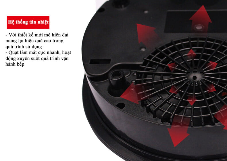 Bếp Từ Nhà Hàng Lẩu Aopa 800W Ap-196T 3 Bếp từ nhà hàng lẩu AOPA 800W AP-196T-3