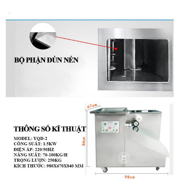 Máy làm viên hoàn - viên nghệ mật ong - viên thuốc đông y YQD-2 -2