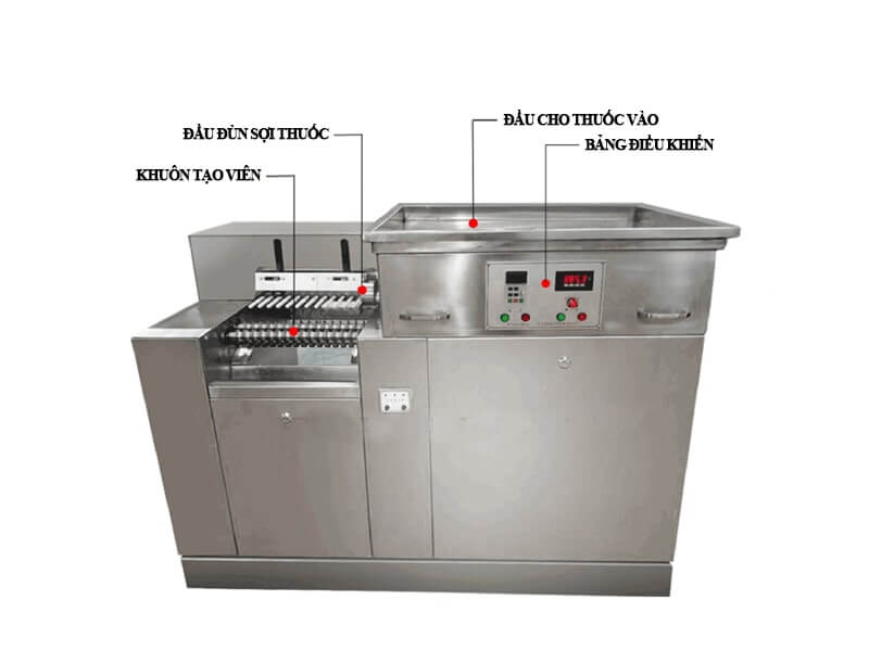 Máy làm viên hoàn - viên nghệ mật ong - viên thuốc đông y YQD-3-1