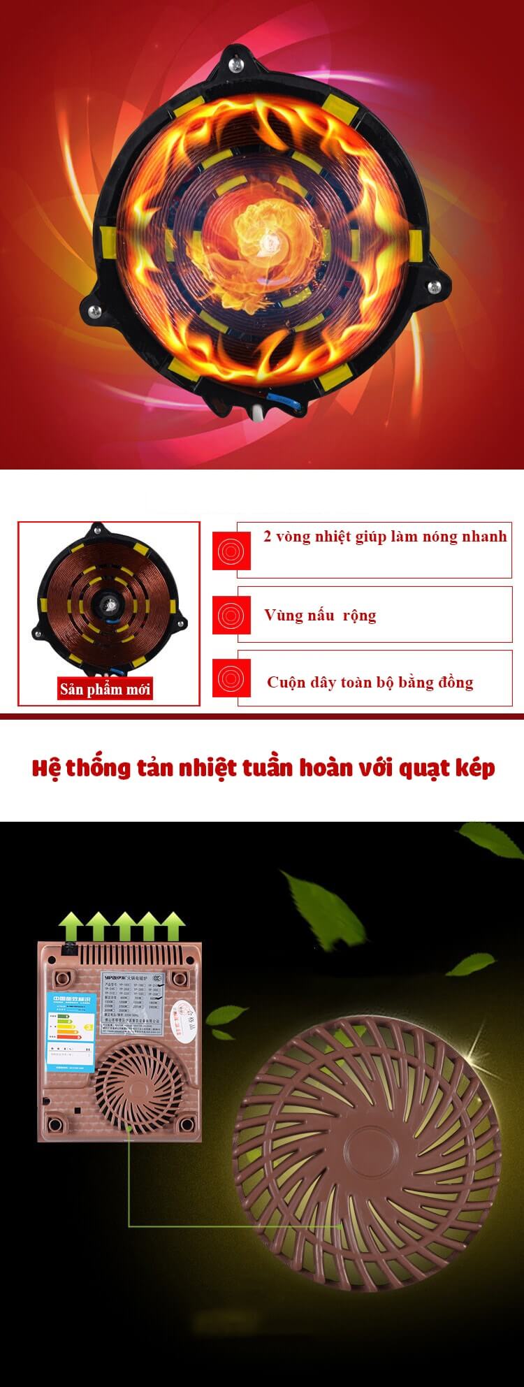 Bếp từ nhà hàng lẩu YP-X320-2