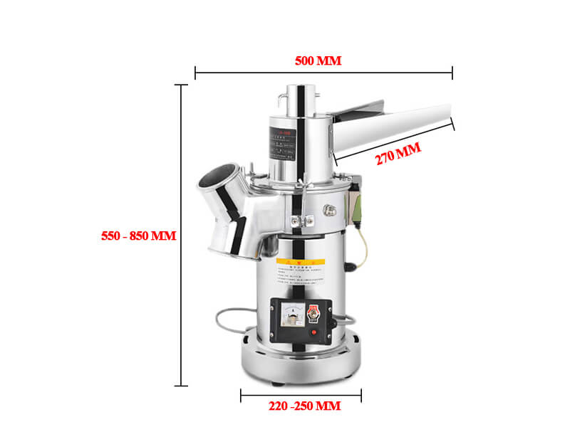 Máy Nghiền Bột Đông Y Ak-12Ab 3 Máy nghiền bột đông y AK-12AB -2