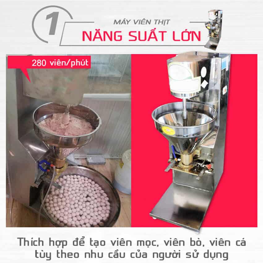 Máy viên thịt 280v/phút-1