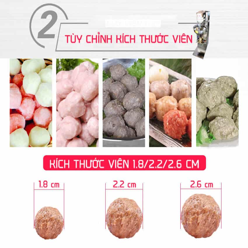 Máy viên thịt 280v/phút-2