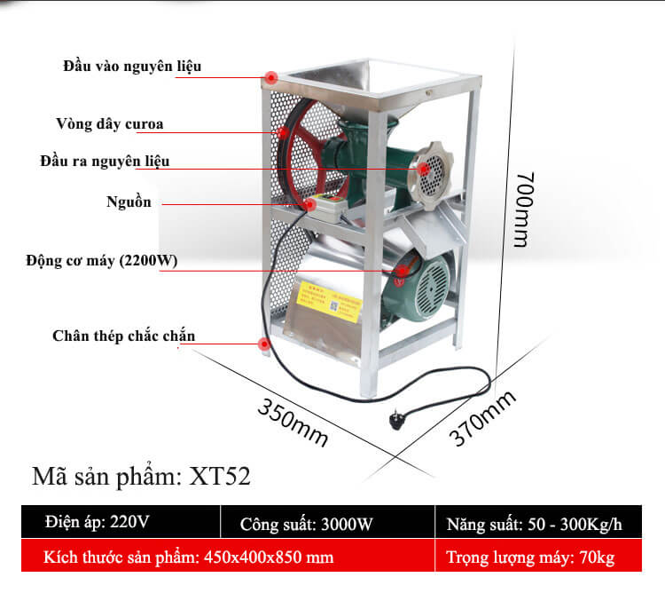 Máy xay thịt XT-52
