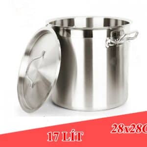 Nồi inox dùng cho bếp từ công nghiệp 17 Lít