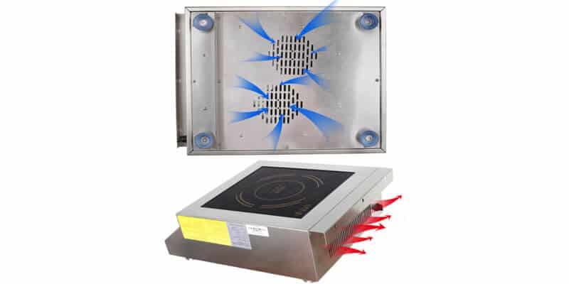 Bếp từ công nghiệp mặt phẳng 5KW HZD-5KW-PX-2