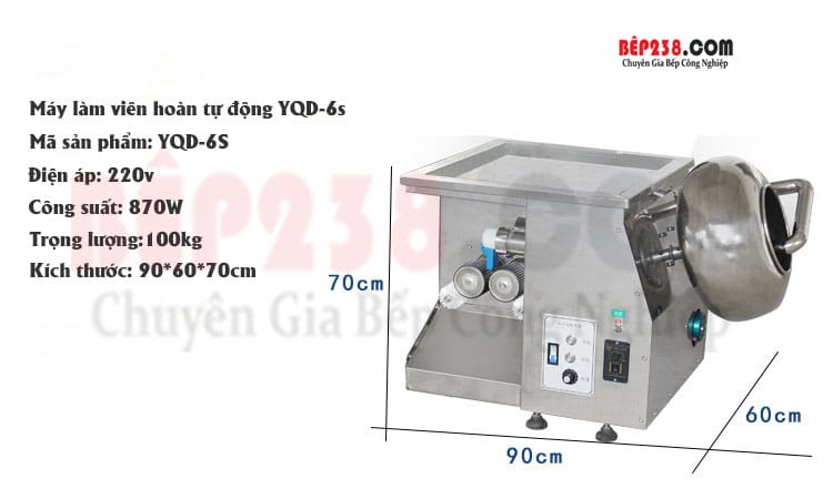 Máy Viên Hoàn Tự Động Yqd-6S 1 May lam vien hoan tu dong YQD 6S 001