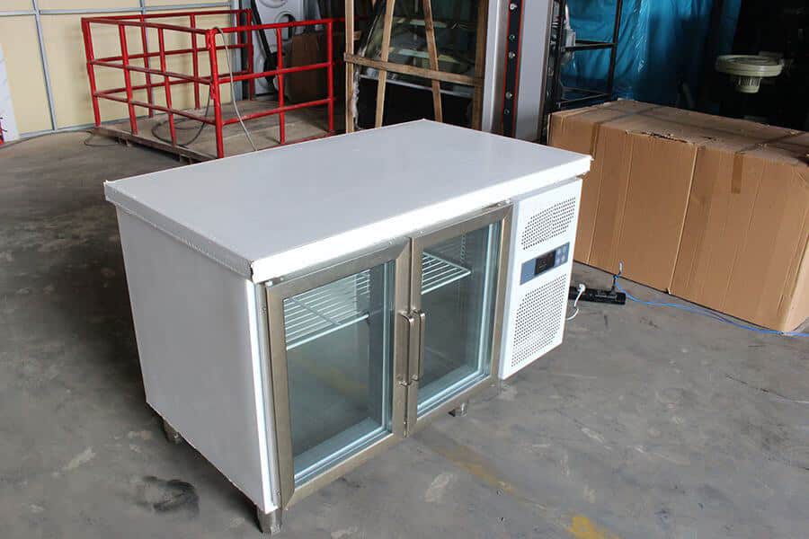 Bàn mát 2 cánh có kính 1.5m-2