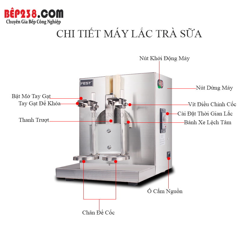 Máy lắc trà sữa LJY120