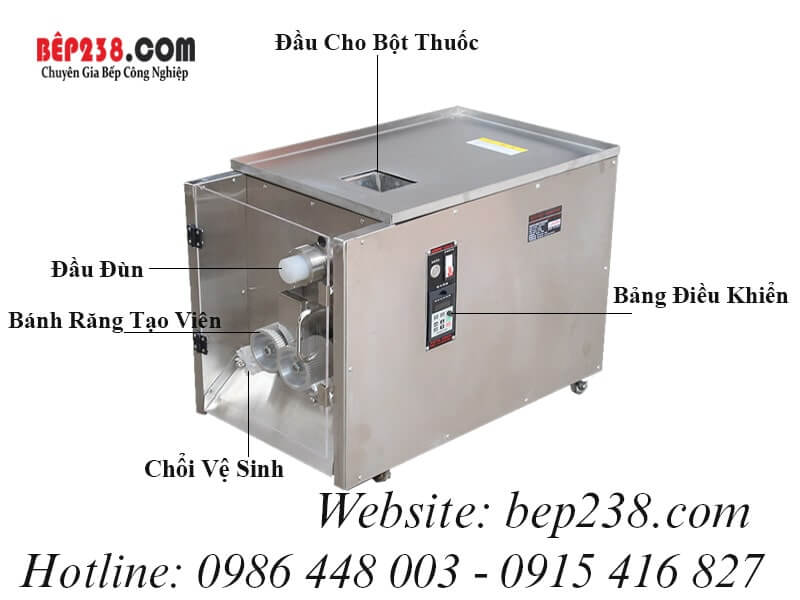 Máy làm viên hoàn tự động WZM-88