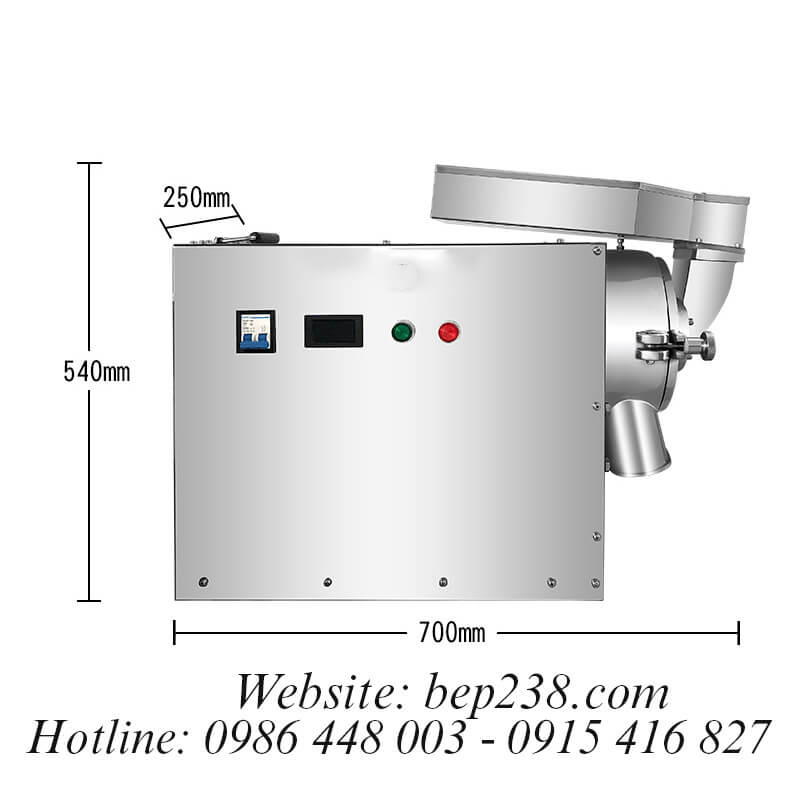 Máy xay dược liệu DLF-60S, Máy xay tam thất-2