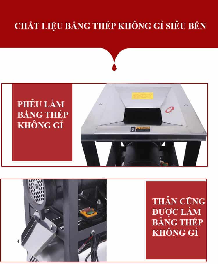 Máy xay thịt, cua, cá, ốc, thịt gà, tỏi, ớt, rau củ quá XT-32-4