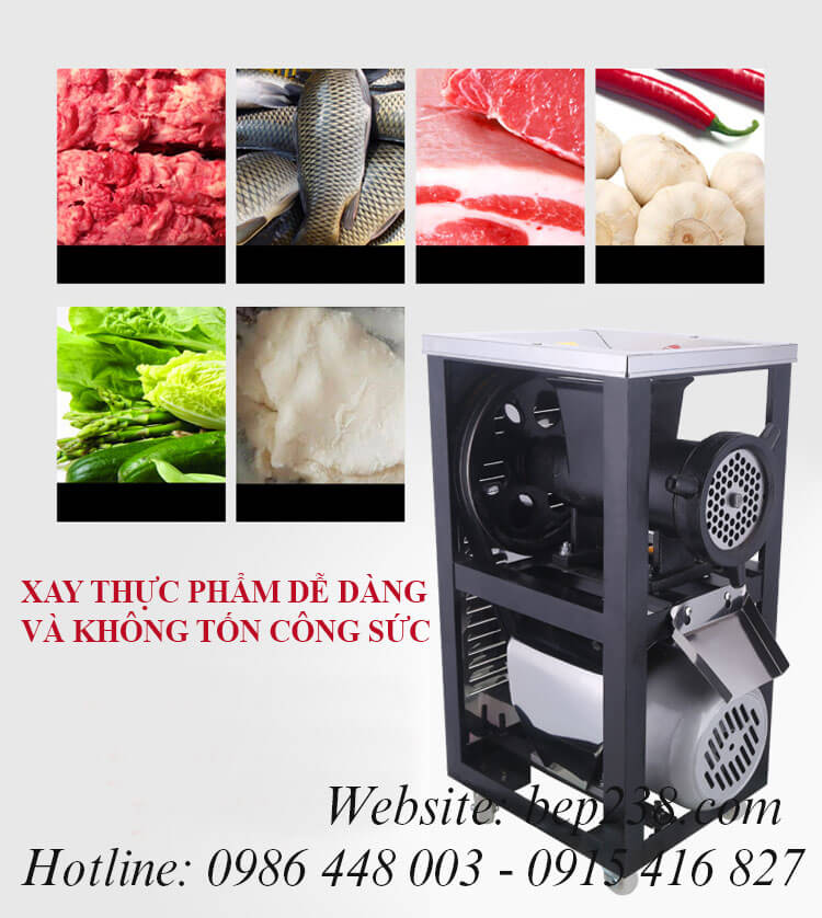 Máy xay thịt, cua, cá, ốc, thịt gà, tỏi, ớt, rau của quả XT-52-1