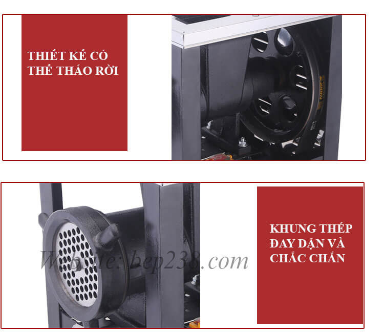 Máy xay thịt, cua, cá, ốc, thịt gà, tỏi, ớt, rau của quả XT-52-6