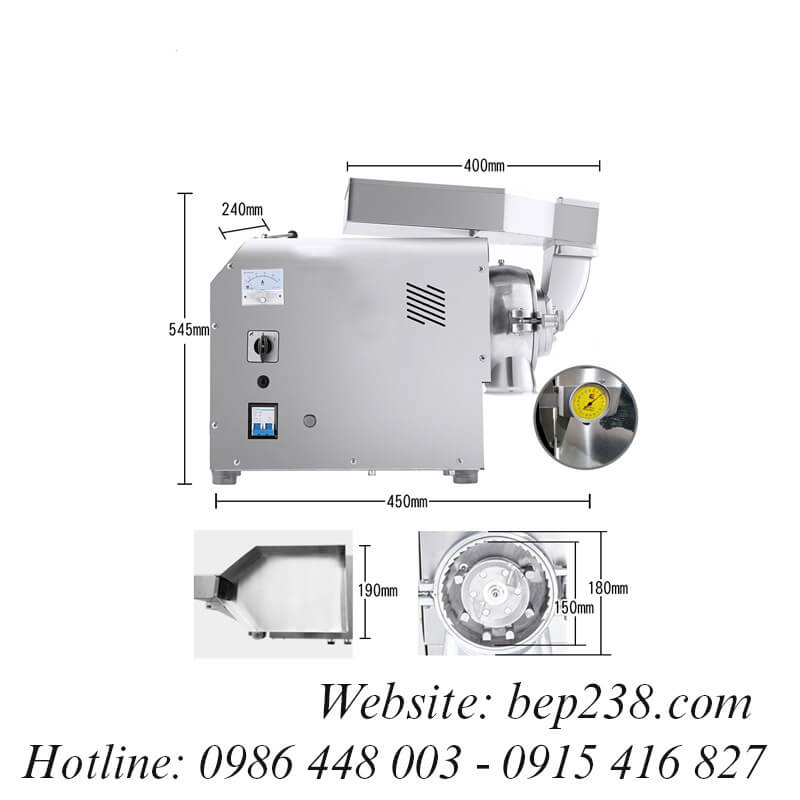 Máy Xay Thuốc Đông Y Kwf-300 4 Máy xay thuốc đông y DLF-300 -1