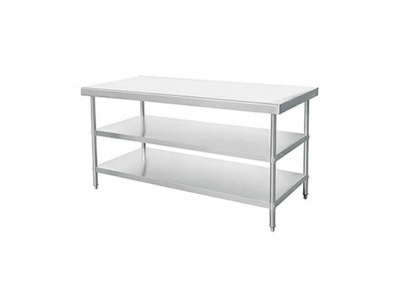 Bàn inox 3 tầng 1200x750x800 mm -1