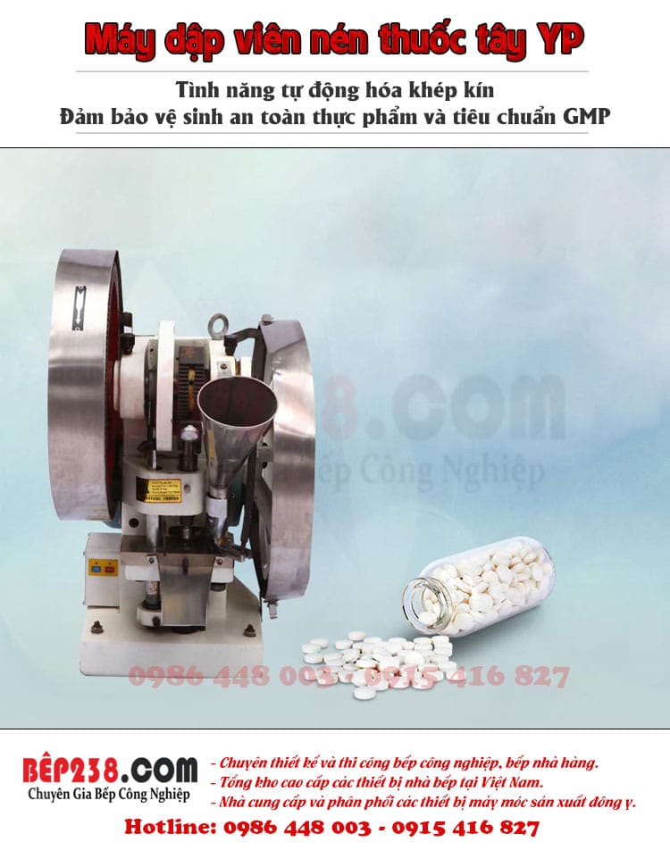 may dap vien nen thuoc tay YP 000