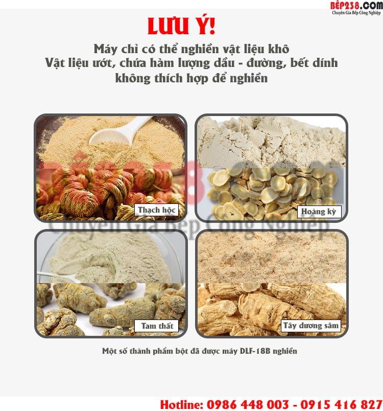 Máy Xay Nghiền Dược Liệu Dlf-18B 22 nguyen lieu nghien DLF 18B 000