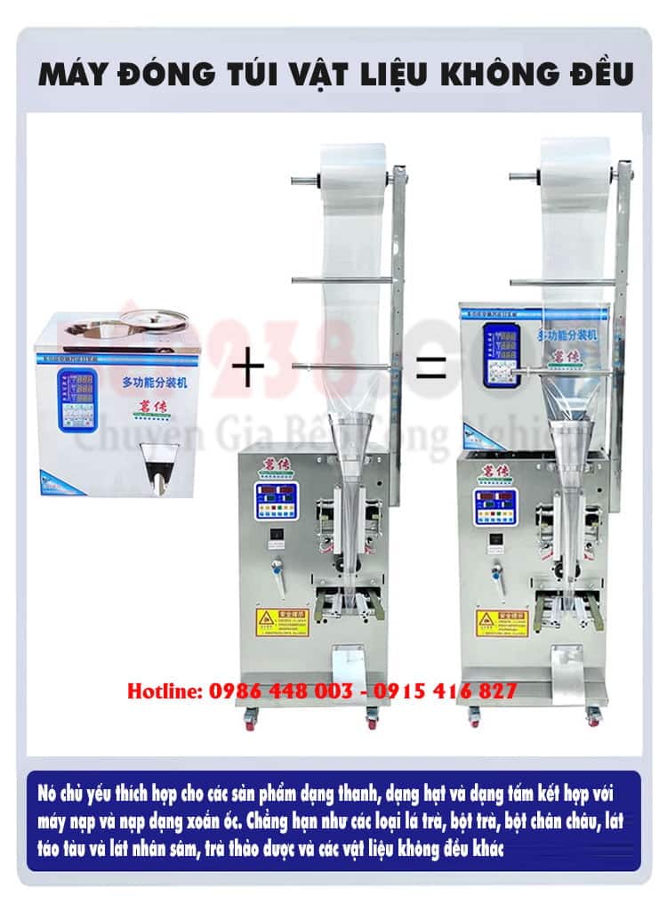 May dong tui vat lieu khong deu MC 2980 005