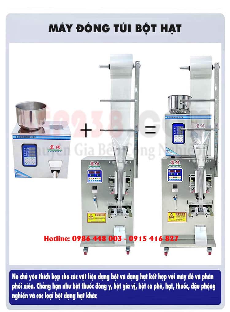 May dong tui vat lieu khong deu MC 2980 006