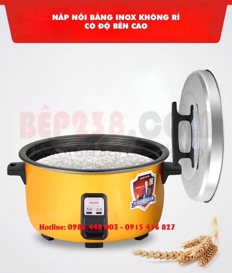 Nồi Cơm Điện Công Nghiệp Songyi 8-35L 6 Noi com dien cong nghiep SongYi SY 003