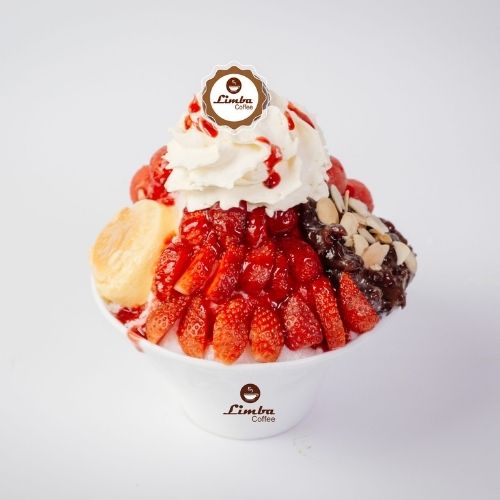 Cách Làm Kem Đá Bào Tuyết Patbingsu - Kem Bông Tuyết Bingsu Vị Dâu 17 Kem bông tuyết bingsu vị dâu, Cách làm Kem đá bào tuyết Patbingsu – Kem bông tuyết bingsu vị dâu