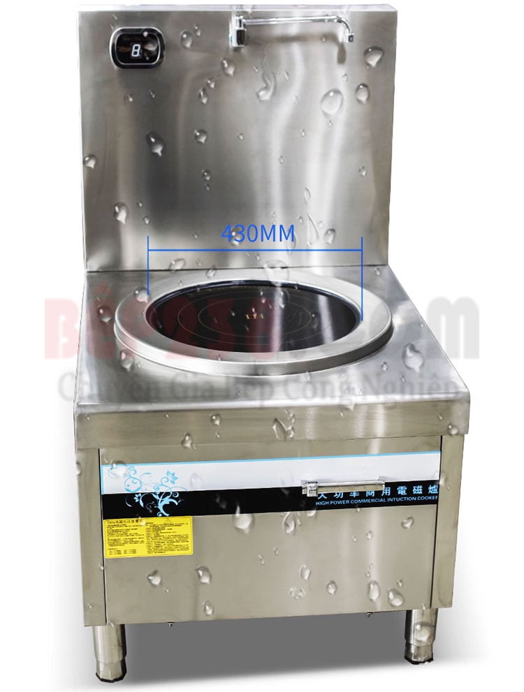 Bep tu cong nghiep HAIZHIDA phang 1 mat 20kw HZD 20KW PDKCL duong kinh mat nau