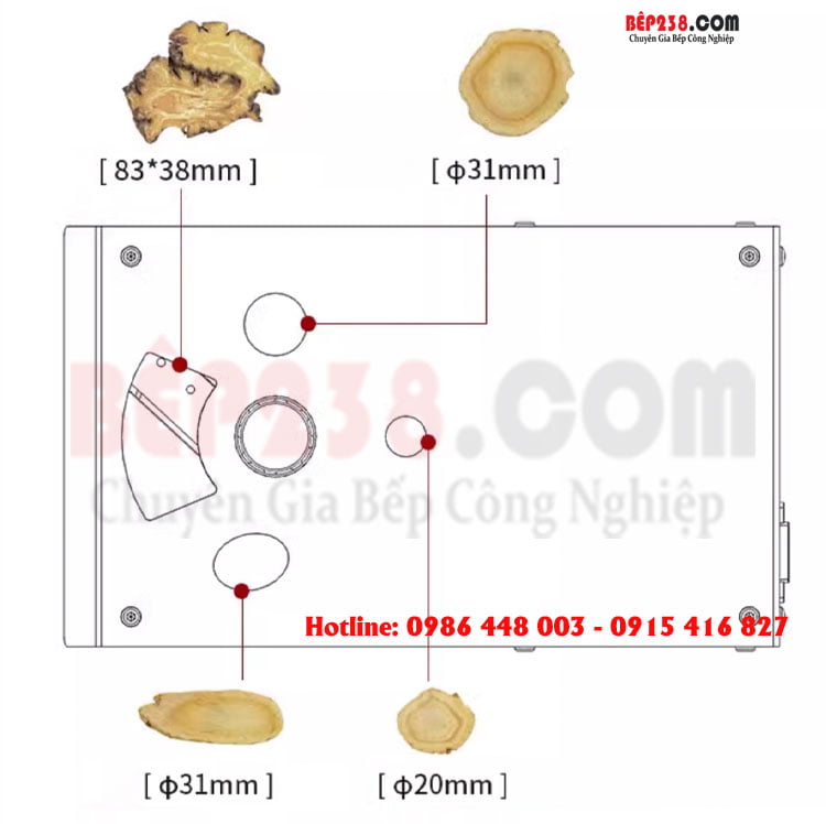May thai duoc lieu AS 180 kich thuoc cac cua cap lieu