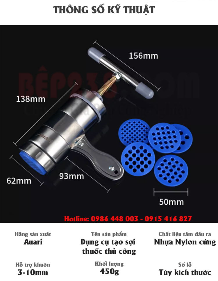 Bo dung cu tao soi thuoc thu cong 0