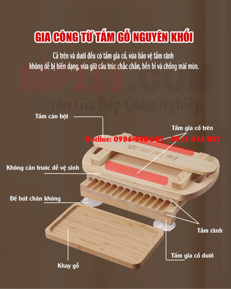 Ban lam vien hoan thu cong bang go 006