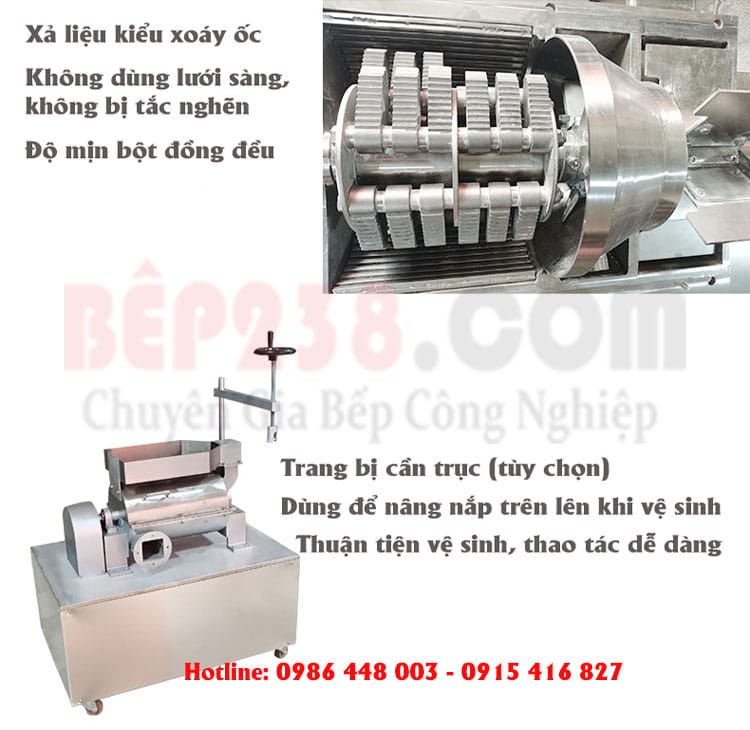 May nghien thuoc dong y MY 80 sieu min bo xa lieu xoay khong luoi sang khong tac nghen