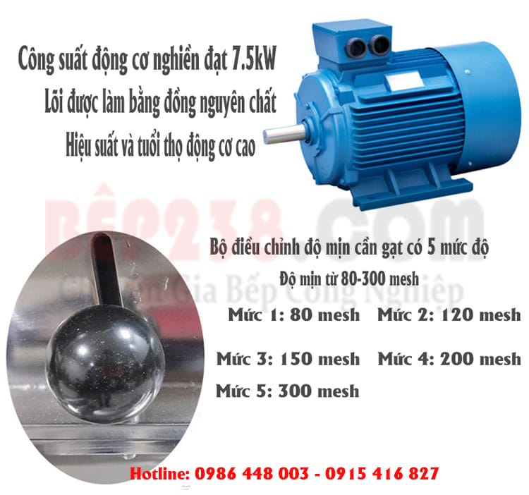 May nghien thuoc dong y MY 80 sieu min cong suat cao de dang dieu chinh do min